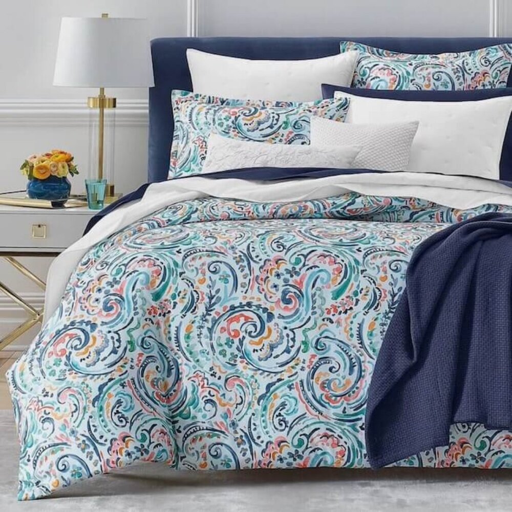 Sky Ophelia 5 Piece Full/Queen Duvet Set MultiColor